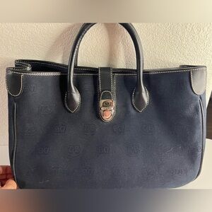 Dooney & Bourke Navy Blue Tote Bag